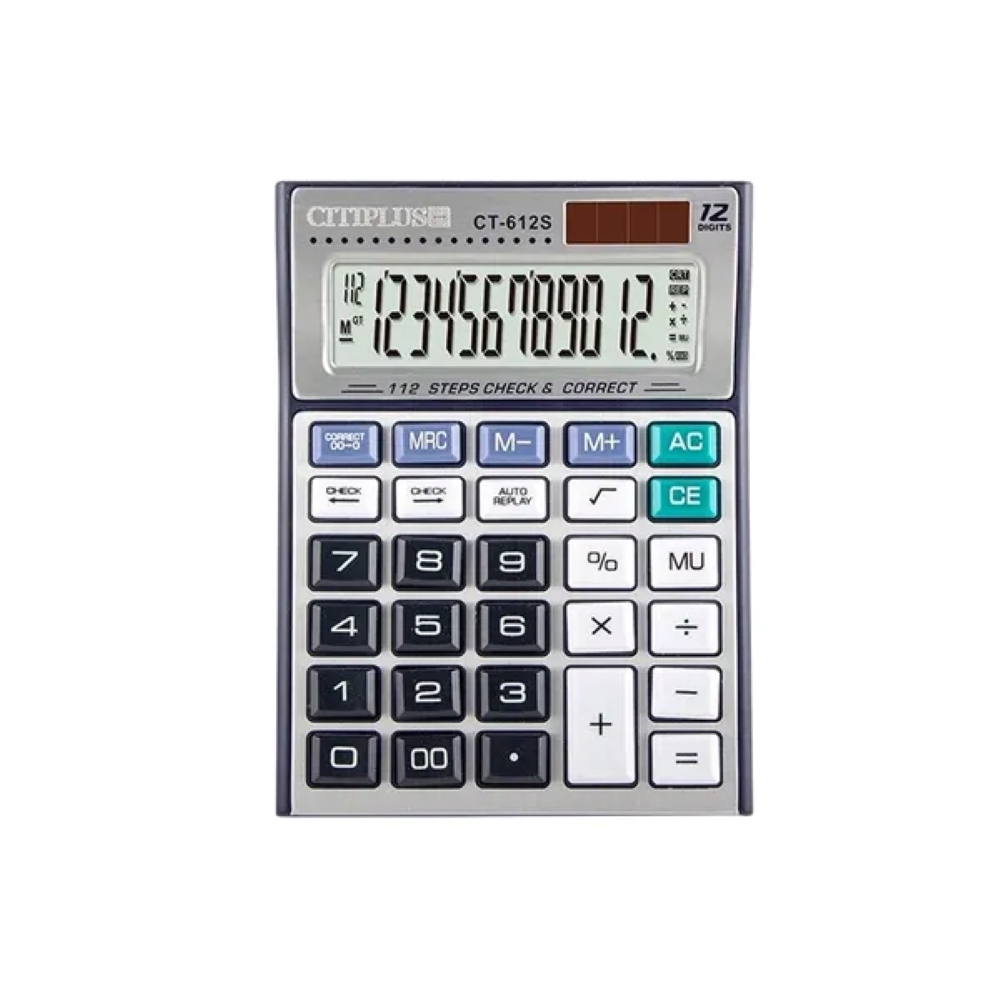 Citiplus Check And Correct Series electronic calculator - CT 612S