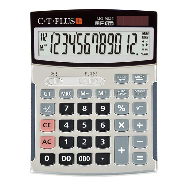 CTPLUS MG-9025 Check function Desktop Calculator