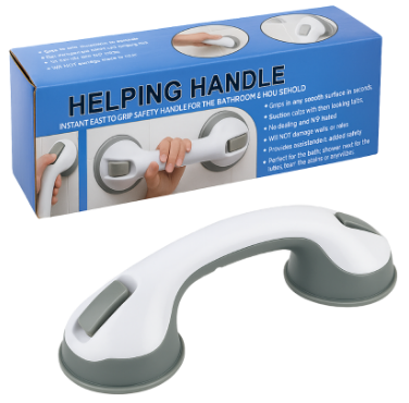 Safety Helping Handle Anti Slip Support Toilet Bathroom Safe Grab Bar Handle Suction Cup Handrail Grip